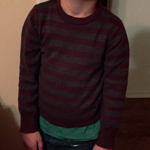 Boys Dartmoor Sweater size 6 grey and brown - Picture 2 of 4